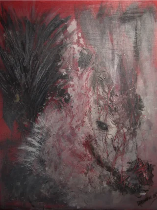 Earth and Air Acrylic Abstract Painting