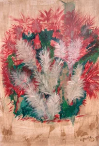 Dive into the vibrant world of "Pampas in Red," a stunning acrylic painting that captures the essence of nature's beauty through bold colors and dynamic brush strokes. This piece showcases the striking pampas grass swaying gently in the breeze, enveloped in rich shades of red that evoke passion and warmth. The painter's expert technique breathes life into the composition, making it a captivating focal point for any space. Perfect for both modern and classic decor, "Pampas in Red" adds a touch of elegance and drama to your home or office. Each canvas is meticulously crafted, ensuring that every detail and hue is brilliantly portrayed. Whether you're an art collector or looking for that perfect statement piece, this painting is sure to inspire and bring joy to all who see it. Transform your surroundings with the enchanting presence of "Pampas in Red" and let its vivid energy elevate your space today!